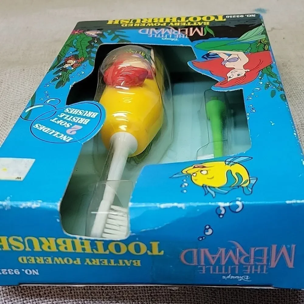 Little Mermaid Toothbrush, DVD,‎ book and Ursula figures
